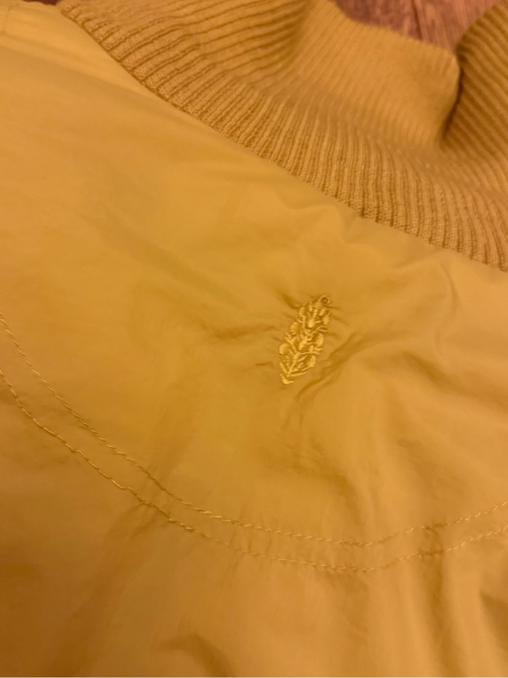 FP Movement by Free People Cropped Mustard Puffer Jacket - Picture 9 of 9